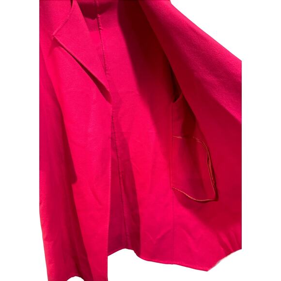 Hot Pink Marina Rinaldi Pink Coat No Size Label Oversized Vintage‎ Inspired - Picture 7 of 14